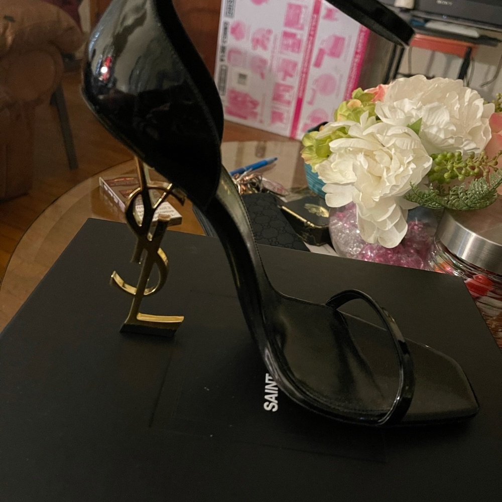 COPY - COPY - Size 42 (women’s 12) authentic Saint Laurent Opyum 110mm YSL Heel…